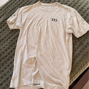 Beige T-Shirt with HD Logo